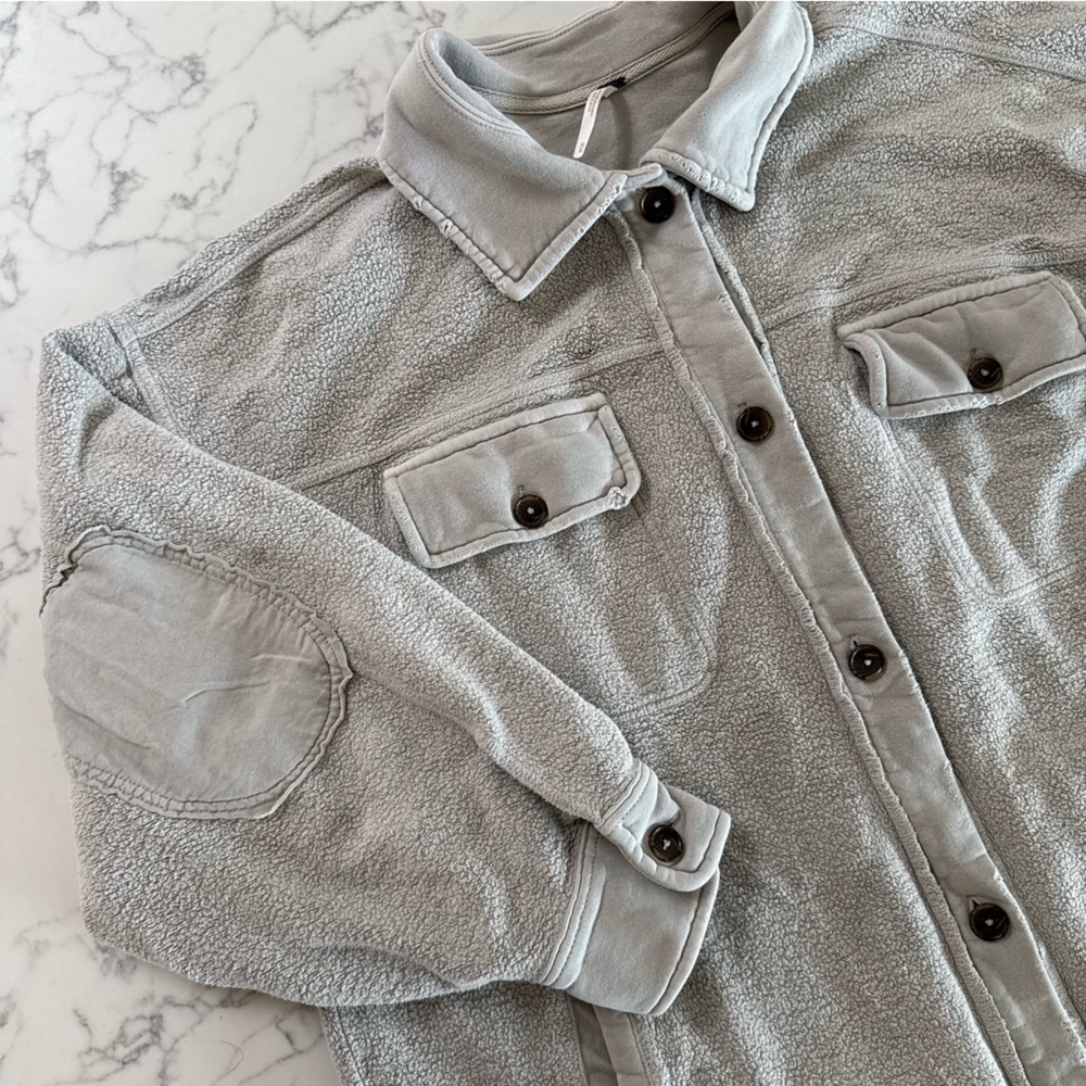 Free People Ruby Jacket - Gray - Size Medium - image 5